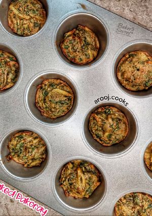 A picture of Mix Vegetable Baked Pakoray.
