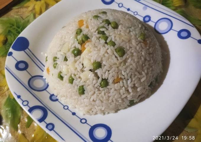 Dôme de riz aux légumes de saison