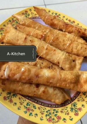 Foto resep Pisang aroma simple dengan kulit pangsit