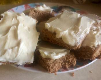 Ready to Serve Iced Carrot cake blondies Very Delicious