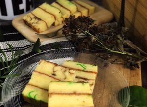 Foto resep CAKE LAPIS MARMER (Irit Telur & Tanpa Pengembang)