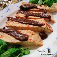 Una foto de Terrina de pavo con crema de ciruelas