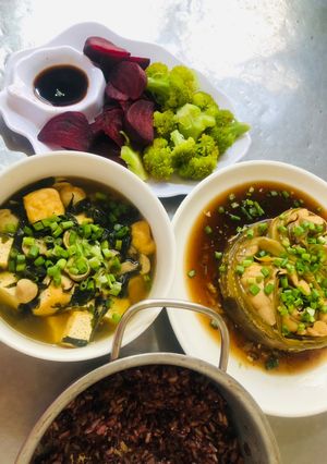 Hình của món Bữa cơm chay.