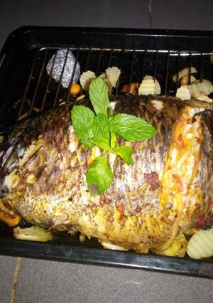 Roasted fish ainihin hoton girkin