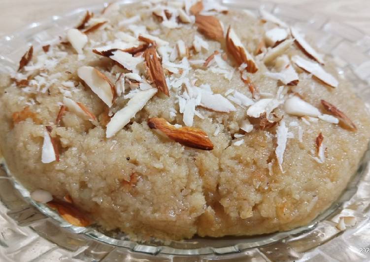 Recipe of Speedy Winter Special Khas Khas Badam Ka Halwa Recipe