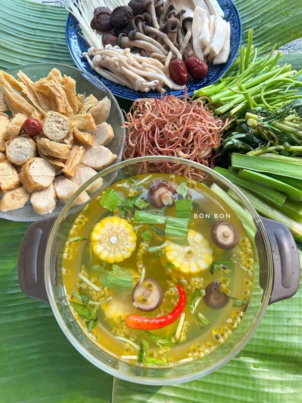 Lẩu Chanh Dây Đãi Tiệc Chay 🌱