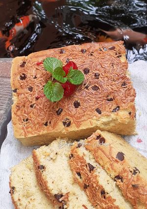 Foto resep Bolu pisang keju ekonomis (lembut,menul²)
