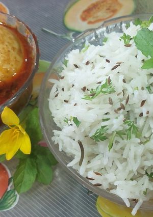 जीरा राईस अंडा करी (jeera rice anda curry recipe in marathi) रेसिपी चे मुख्य फोटो