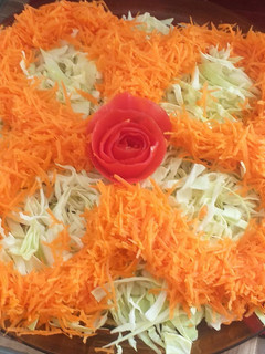 عکسی از دستور تزیین سالاد