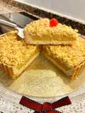 Cake with Frola Dough and Pumpkin Cream