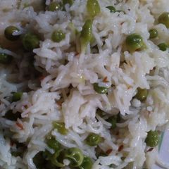 A picture of Tasty peas rice.