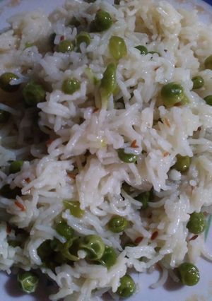 A picture of Tasty peas rice.