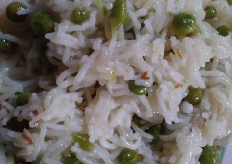 Tasty peas rice