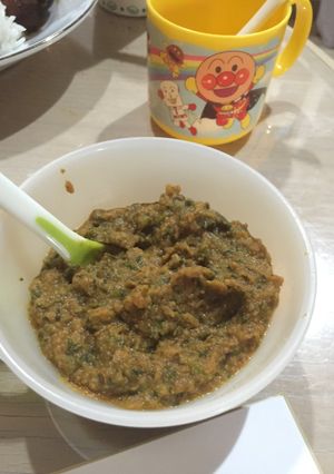 Foto resep Bubur daging sapi dengan kale dan labu kuning - MPASI