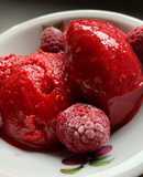 Málna sorbet