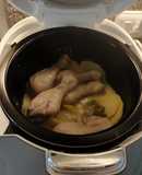 Pollo al horno con patatas en robot Moulinex