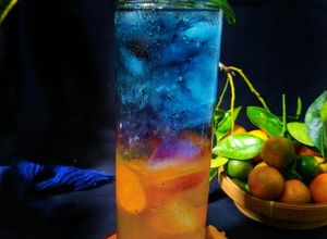 Foto resep Es Lemon Cui & Bunga Telang