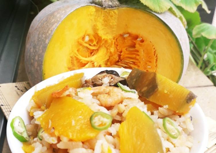 Langkah Mudah untuk Menyiapkan Pumpkin Rice(chinese food) Anti Gagal