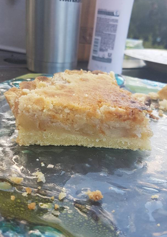 Una foto de Tarta de manzana con crumble