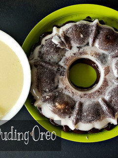 Foto resep Puding Coklat Susu Oreo + vla susu