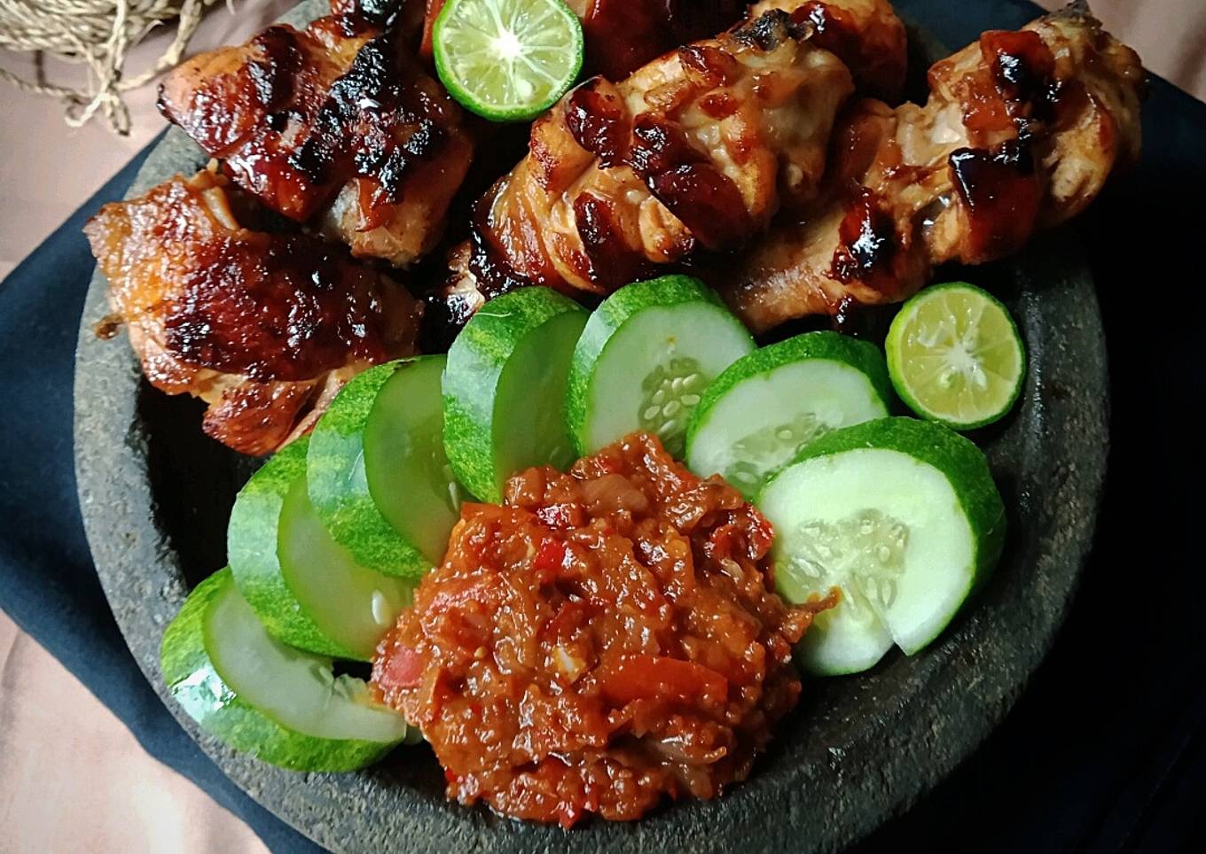 Ayam panggang teflon