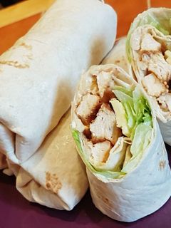 Csirkés wrap / tortilla tekercs recept fotója