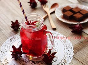 Hình của món Trà hoa Hibiscus thanh mát ngày hè.