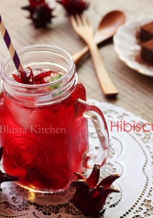 Hình của món Trà hoa Hibiscus thanh mát ngày hè.