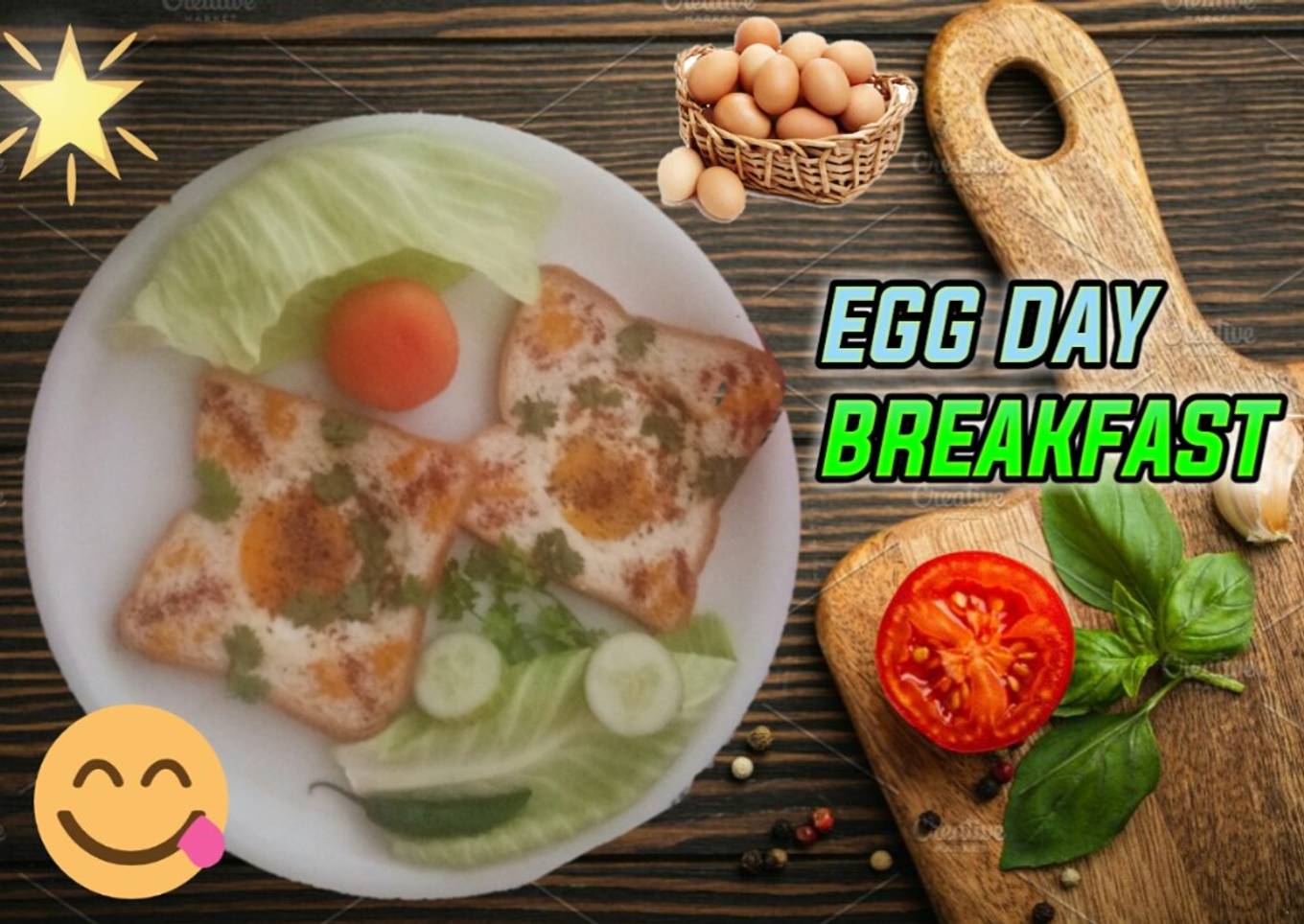 Egg & Bread - Egg day Breakfast Recipe