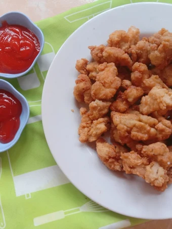 Cara Gampang Membikin Resep Chicken Popcorn/dada ayam goreng tepung yang Enak Banget Anti Ribet, Bikin Ngiler