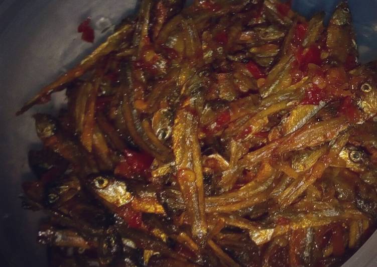 Teri sambal pedas ala manado (kreasi dapur manado)
