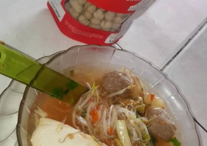 Resep Bakso Kuah Homemade Oleh Dhea Hayashi Fazrin Cookpad