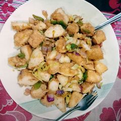 A picture of Chilli idli.
