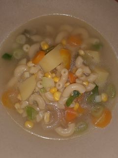 Foto resep Sup Sayuran Makaroni