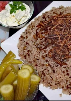 صورة لوصفة اطيب مجدرة رز