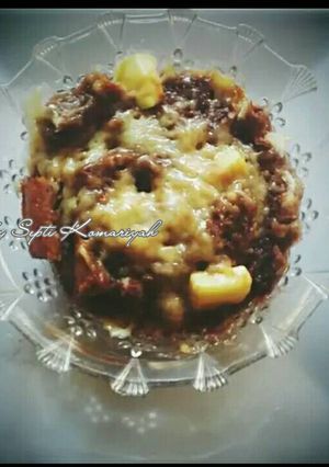 Foto resep Puding Roti Keju (Kukus)