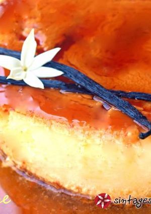 A picture of Crème caramel with sweetened condensed milk.