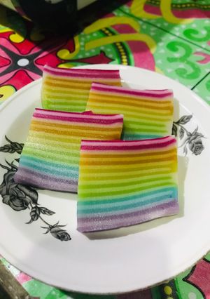 Foto resep Lapis Rainbow 🌈