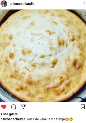 Una foto de Torta mixta vainilla y naranja!🙂