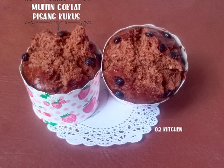 Langkah Gampang Menyiapkan Resep #104 Muffin Coklat Pisang Kukus yang Sempurna Anti Ribet, Mantap