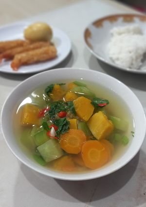 Foto resep Sayur bening 2 labu