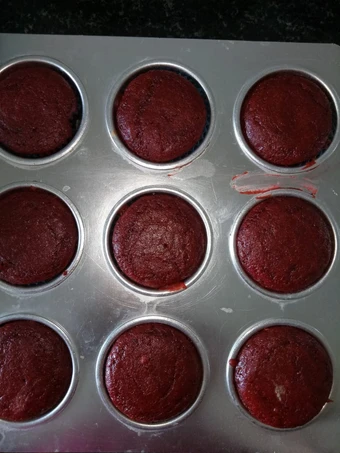 Recipe Red velvet cupcakes the Delicious So Delicious