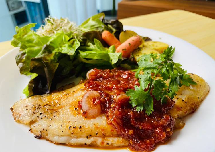 Step-by-Step Guide to Prepare Speedy Sambal grilled fish