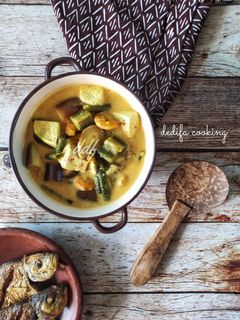 Foto resep 527. Sayur Lodeh Terong, Tahu, Kacang Panjang