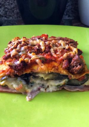 Una foto de Lasagna (lasaña) de berenjenas keto, low carb!!!