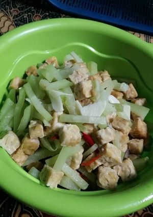 Foto resep Tumis Labu Siam Tempe Simple