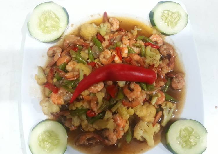 Udang cah saos tiram