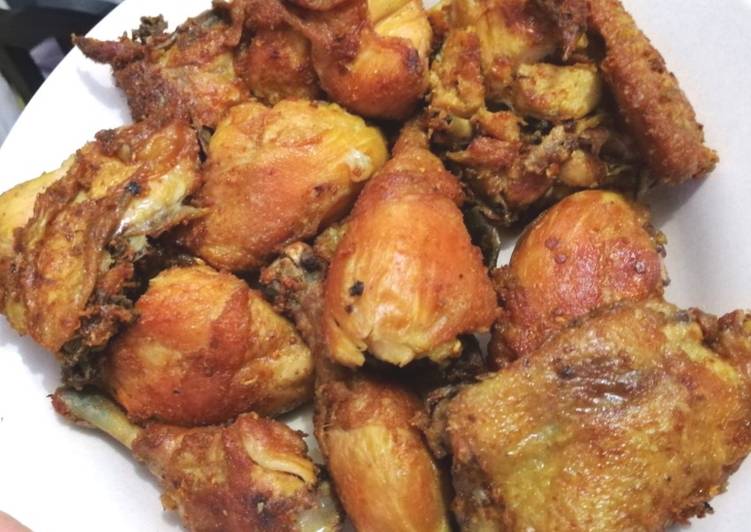 Masakan Populer Ayam Goreng Ungkep Presto Tulang Lunak Enak dan Sehat