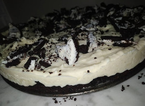Una foto de Cheesecake oreo sin horno