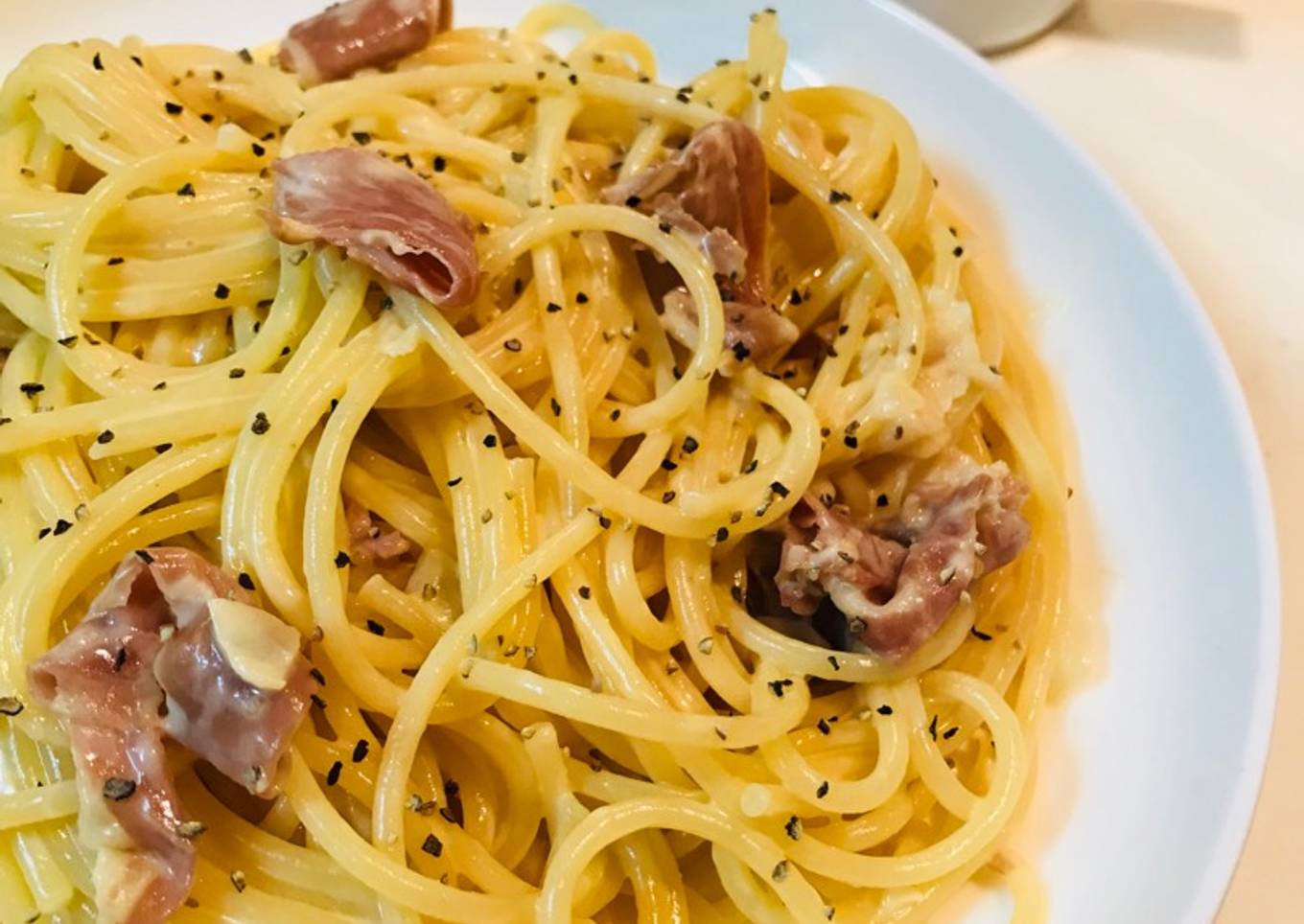 Simple Carbonara tanpa cream 🍝